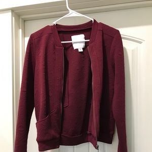 Bomber jacket with pockets